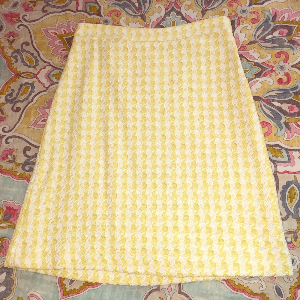 GUC Banana Republic A-line houndstooth skirt Sz 2